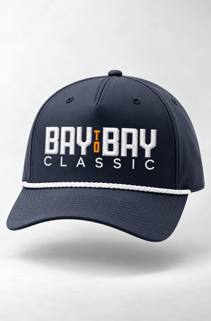 Bay to Bay Classic | 5 Panel Rope Cap Navy