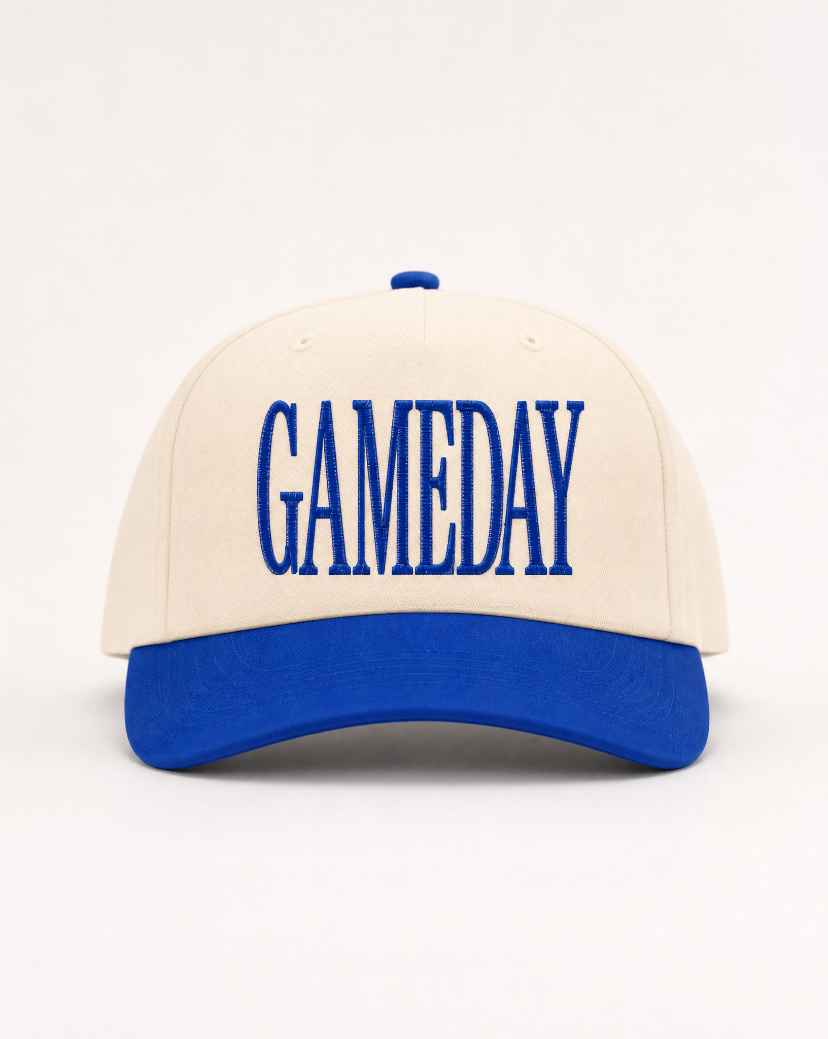Sting Gameday 5 Panel Cap | Hat | Natural/Royal