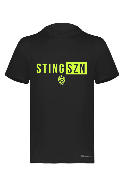 Sting SZN | Pitch Is Ours Coolcore Hoodie | Black/Neon