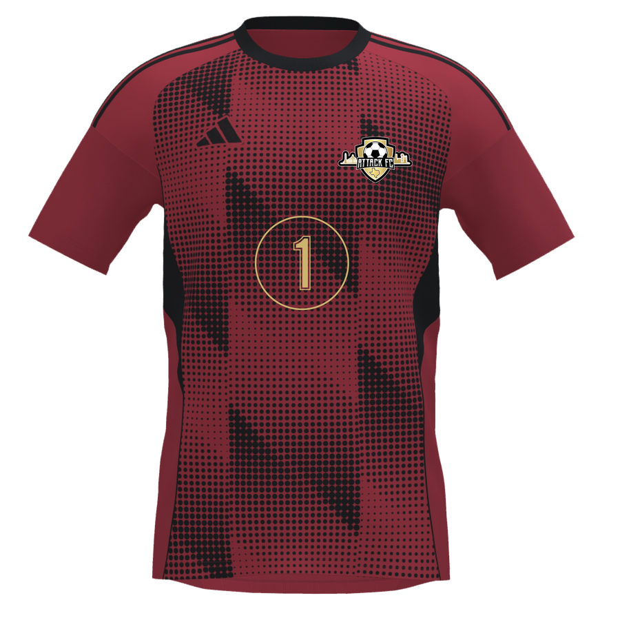 Attack FC adidas Custom Tiro 25 Competition Jersey - Red