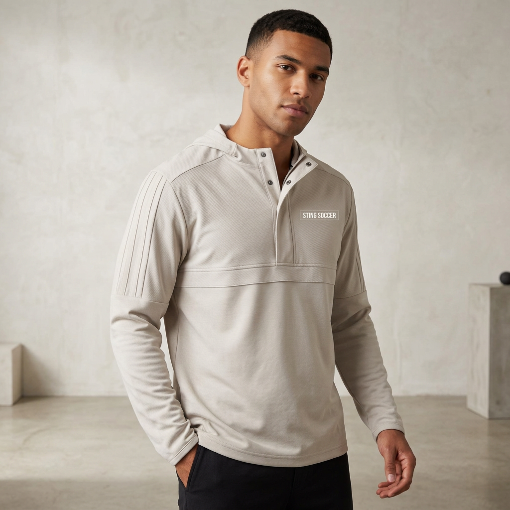 Sting Soccer CORE | Adidas Men's Half-Zip Hooded Anorak