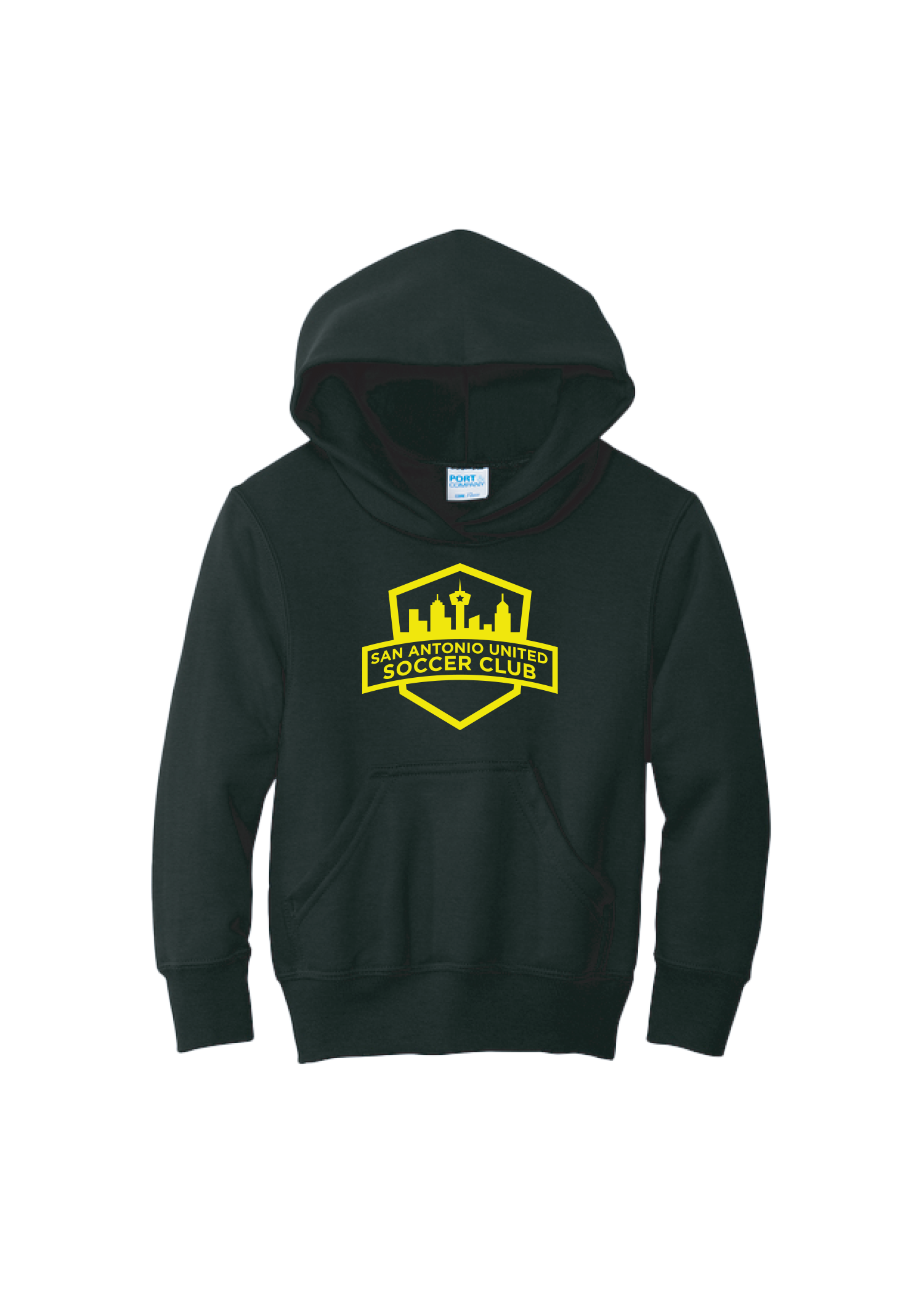SA United Academy Fleece Training Hoodie - Black