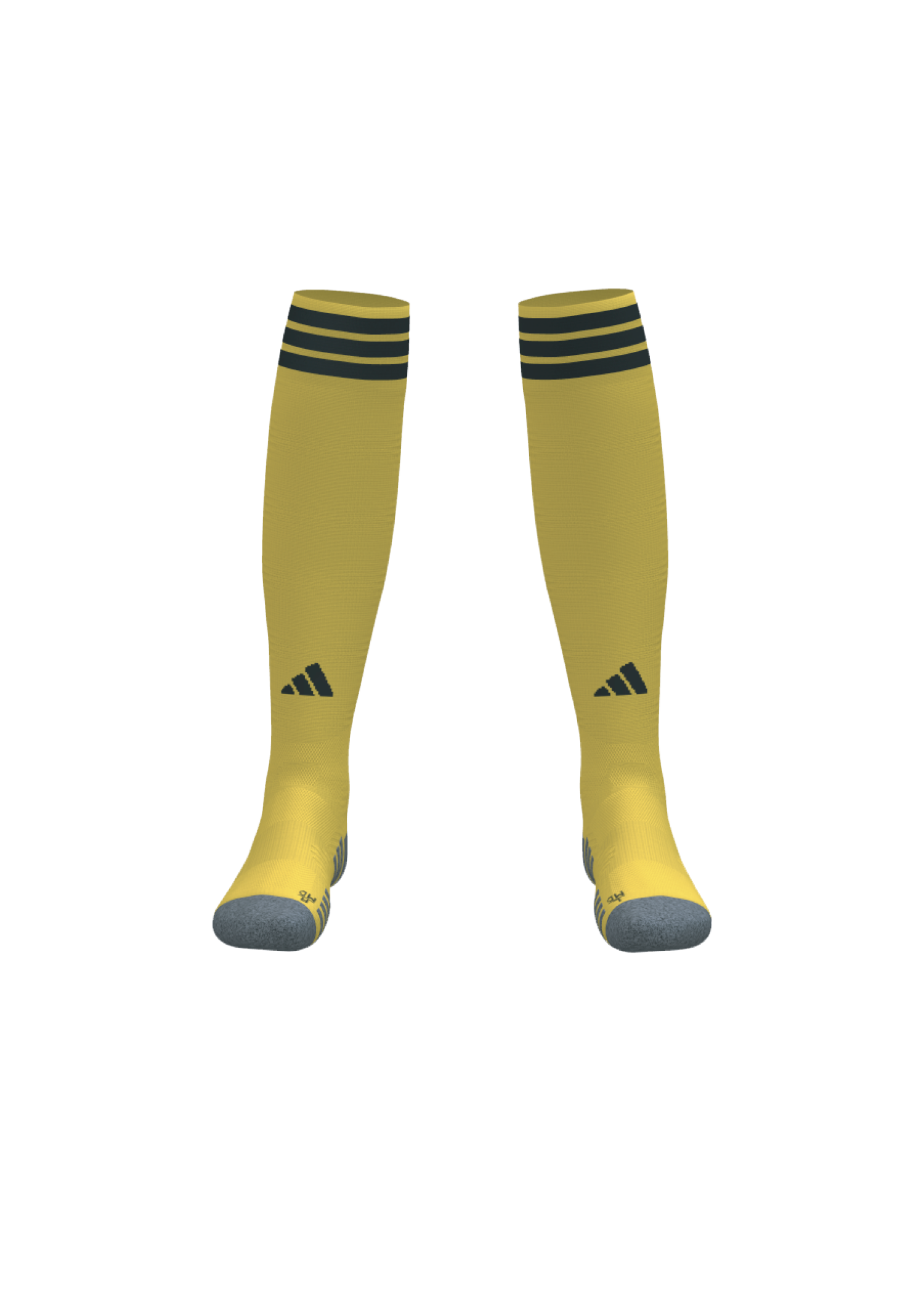 SA United miAdiSock26 Game Sock - Yellow/Black