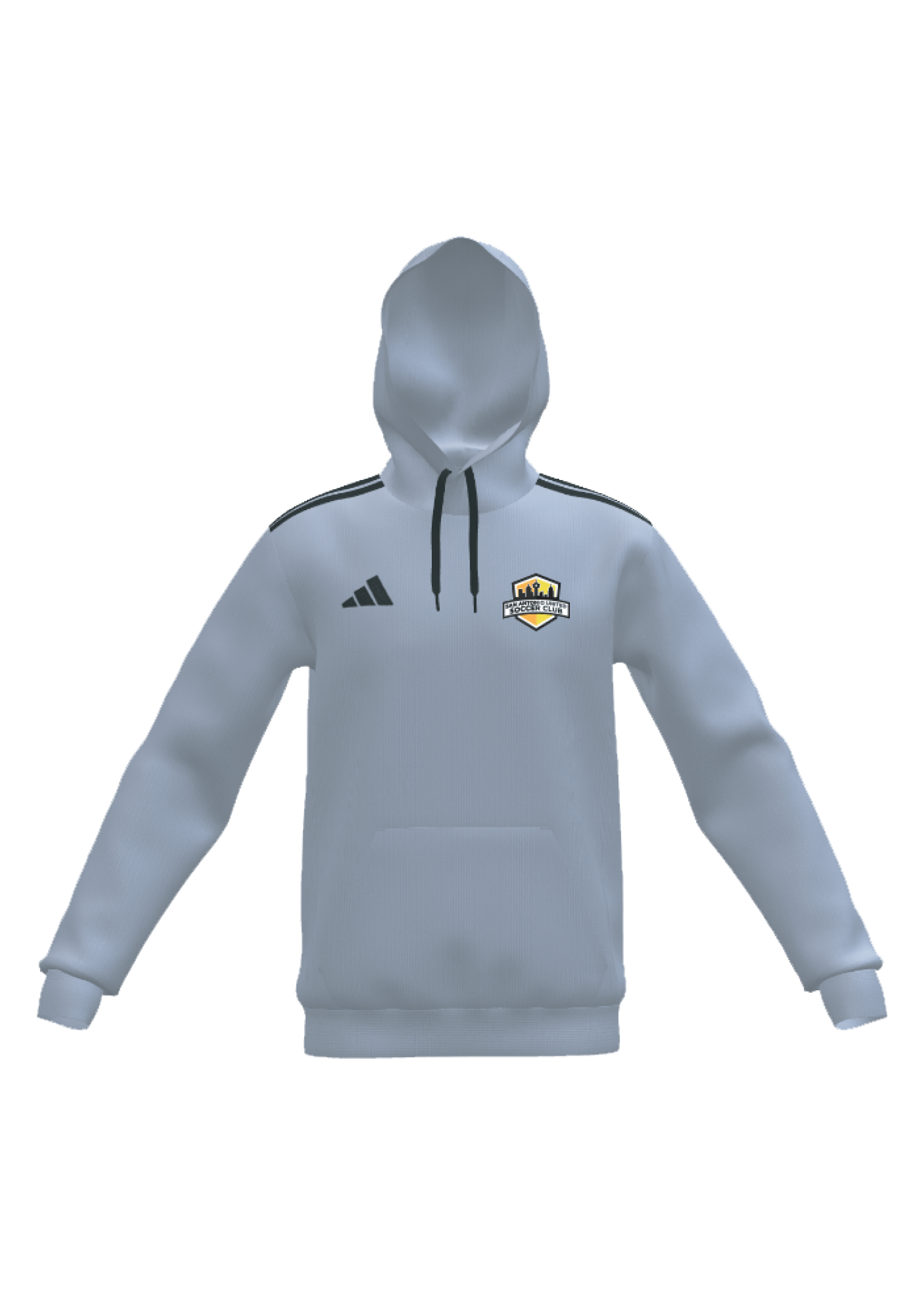 SA United miEntrada26 Custom Hoodie - Light Gray