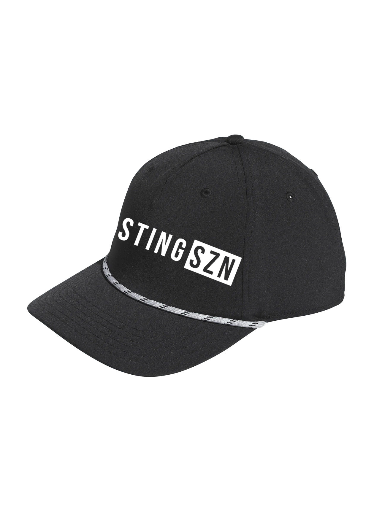 Sting SZN adidas 5 Panel Rope Cap | Hat | Black