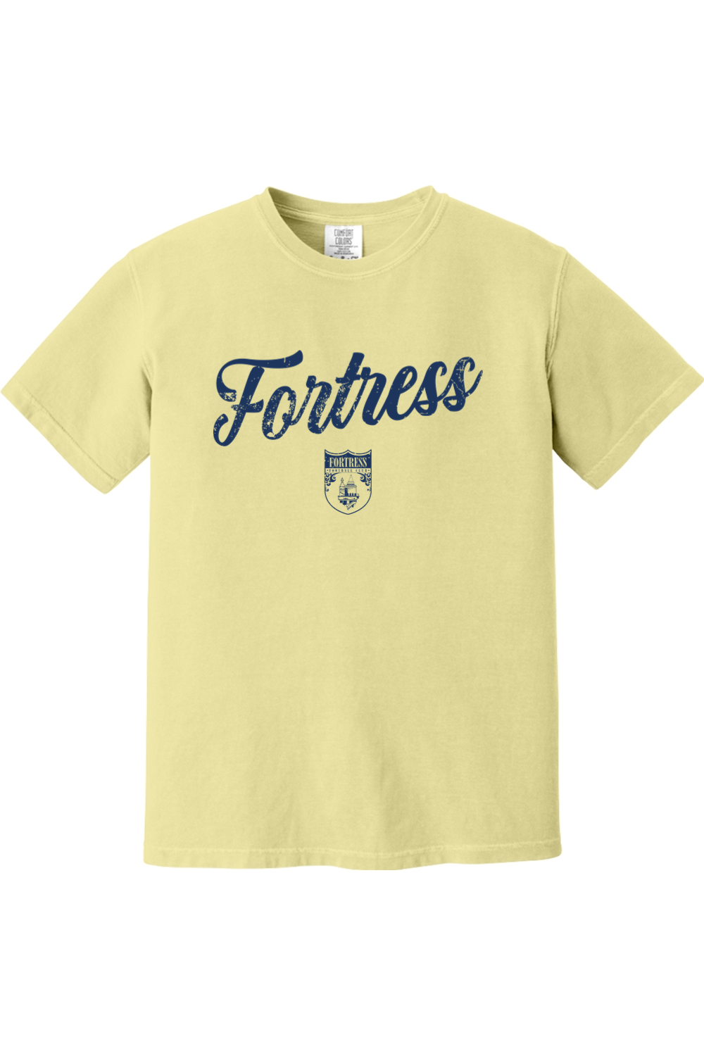 Fortress Script Comfort Colors Ringspun Short Sleeve Shirt