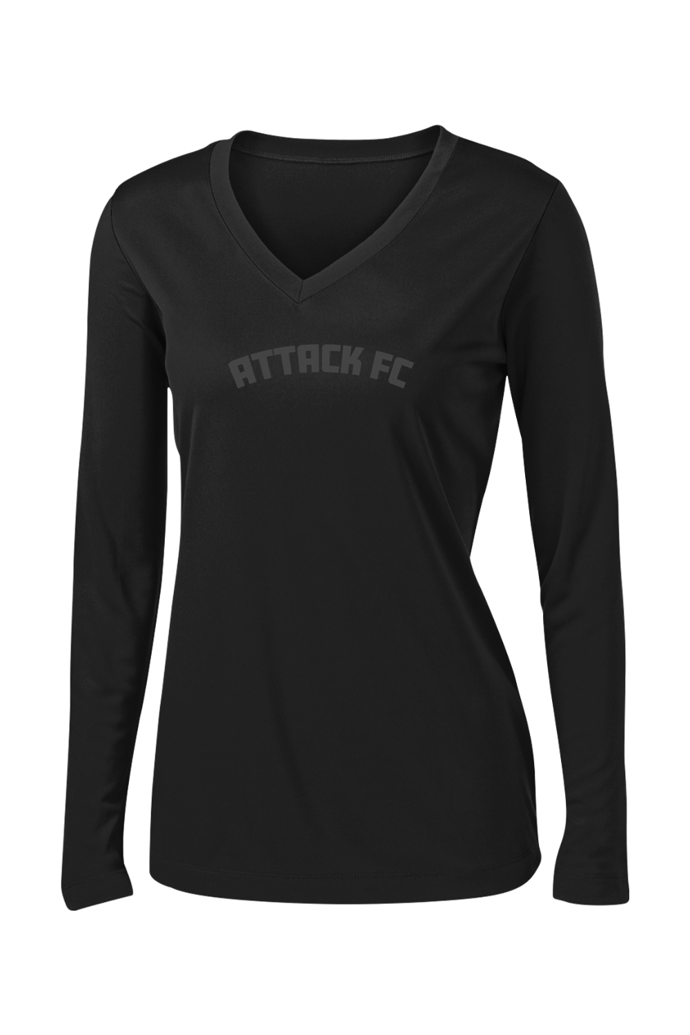 Attack FC | Ladies PosiCharge Competitor Long Sleeve V-Neck Tee