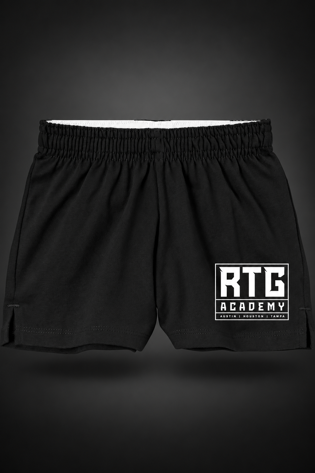 RTG Core | Youth Squad Short – Black, front view