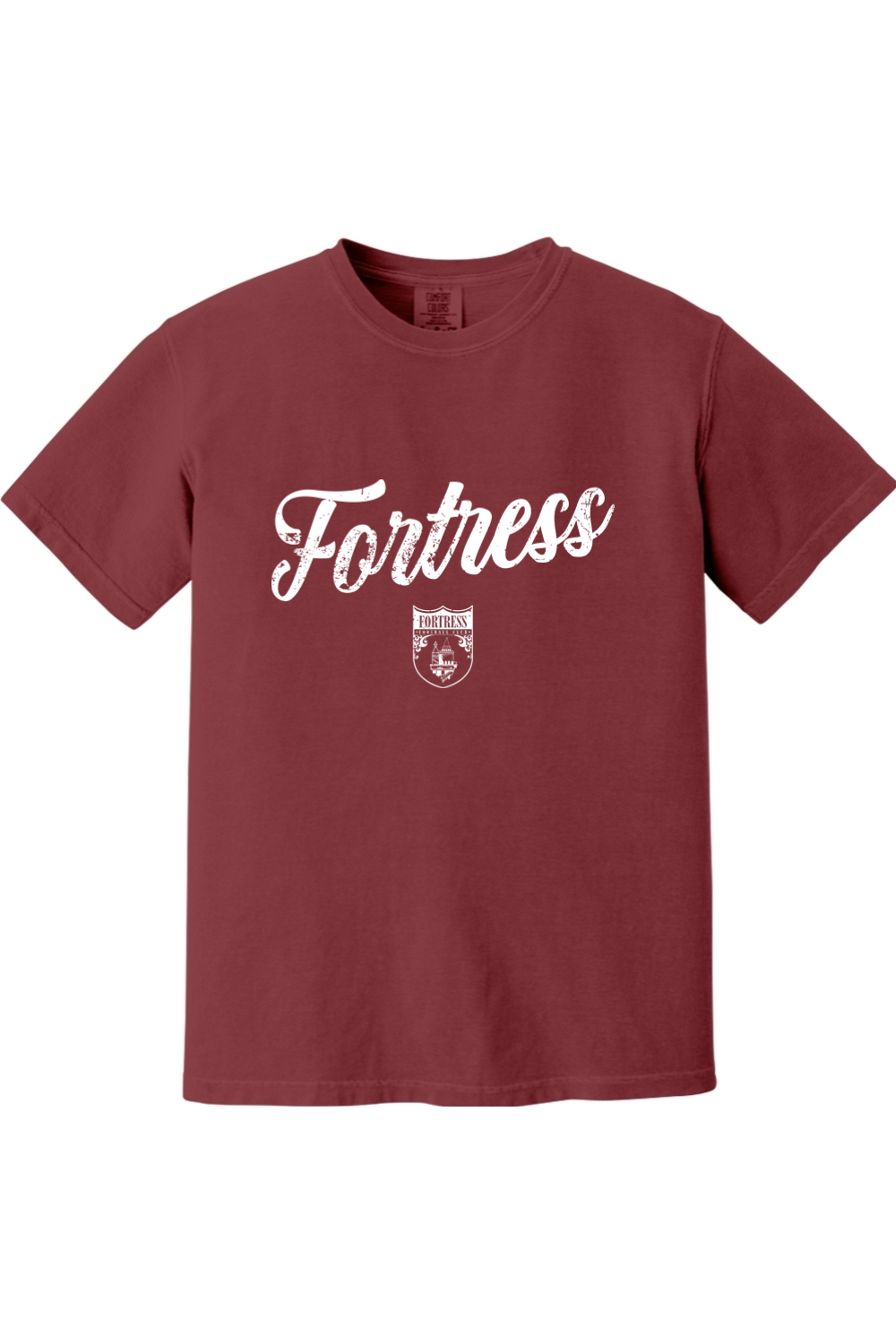 Fortress Script Comfort Colors Ringspun Short Sleeve Shirt