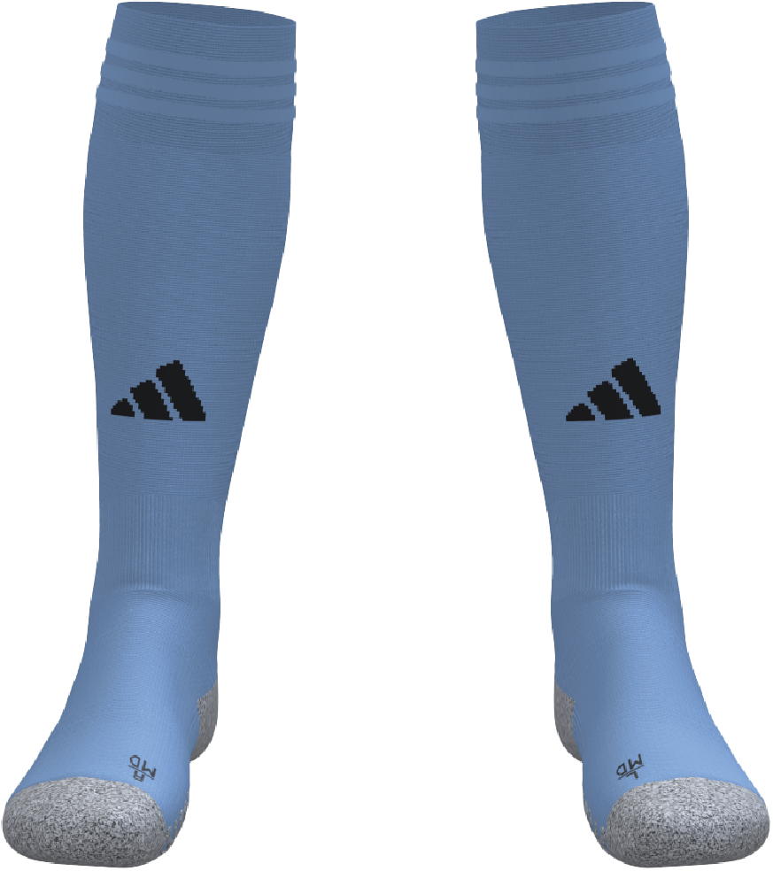 Heir FC adiSock26 GK Sock - Light Blue